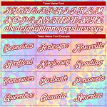 Custom Pink White-Red Leopard 3D Pattern Long Sleeve Performance T-Shirt