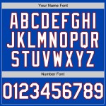 Custom Thunder Blue White-Red Authentic Baseball Jersey