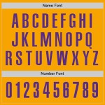 Custom Gold Purple Performance Golf Polo Shirt