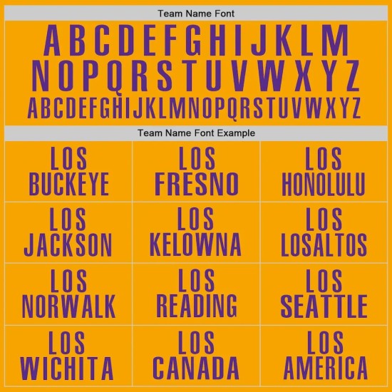 Custom Gold Purple Performance Golf Polo Shirt