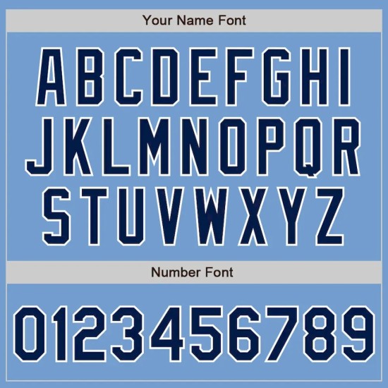 Custom Light Blue Navy-White Authentic Baseball Jersey