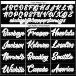 Custom Black Gray Pinstripe White-Gray Authentic Baseball Jersey