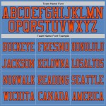 Custom Light Blue Orange-Royal Mesh Authentic Football Jersey Custom Light Blue Orange-Royal Mesh Authentic Football Jersey