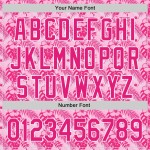 Custom Hot Pink White 3D Tropical Hawaii Jungle Leaves And Flower Authentic Baseball Jersey