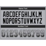 Custom Gray Black-White Mesh Drift Fashion Football Jersey Custom Gray Black-White Mesh Drift Fashion Football Jersey