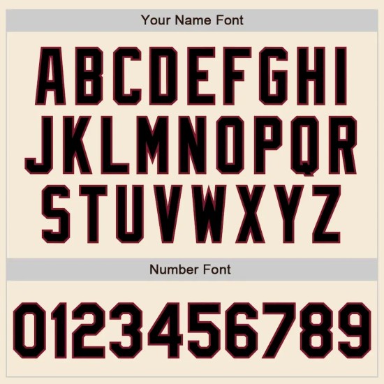 Custom Cream Black-Crimson Authentic Baseball Jersey