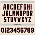 Custom Cream Black-Crimson Authentic Baseball Jersey