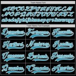 Custom Black Panther Blue-White Hockey Lace Neck Jersey Custom Black Panther Blue-White Hockey Lace Neck Jersey