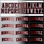 Custom Stitched Black Gray-Red Gradient Fashion Sports Pullover Sweatshirt Hoodie