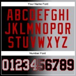 Custom Stitched Black Gray-Red Gradient Fashion Sports Pullover Sweatshirt Hoodie