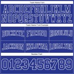 Custom Stitched Royal White 3D Pattern Design Crane And Cloud Sports Pullover Sweatshirt Hoodie