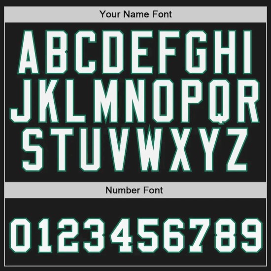 Custom Black White-Kelly Green Authentic Baseball Jersey Custom Black White-Kelly Green Authentic Baseball Jersey